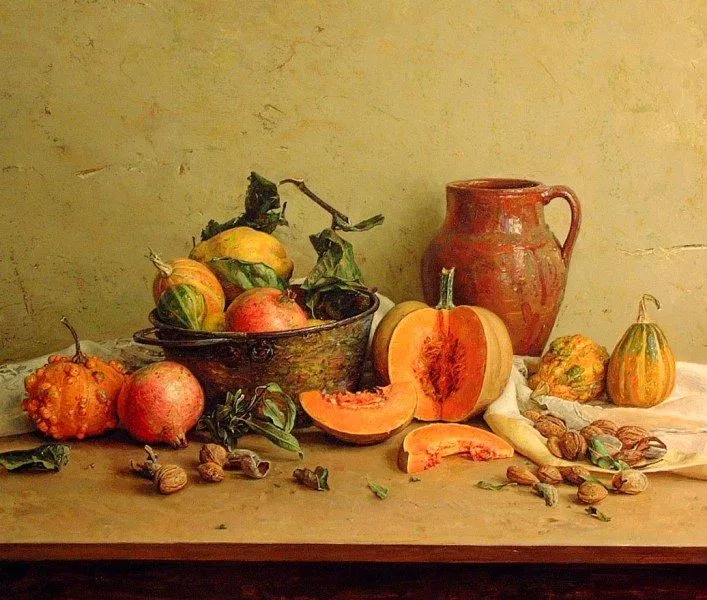 Pintura Moderna al Óleo: Pintura realista: Bodegones Pintura Moderna al Óleo: Pintura realista: Bodegones