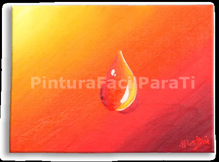 Pintura al Oleo Gota de Agua | PINTURA FACIL PARA TI