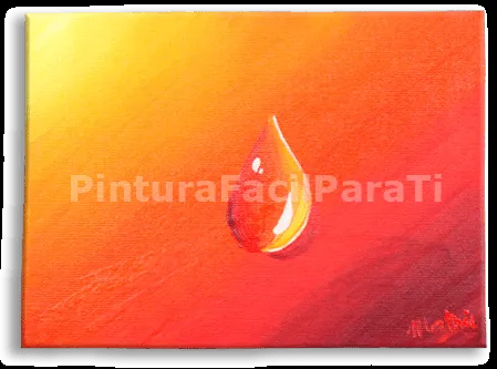 Pintura al Oleo Gota de Agua | PINTURA FACIL PARA TI Pintura al Oleo Gota de Agua | PINTURA FACIL PARA TI