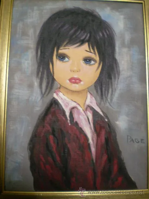 PINTURA AL OLEO SOBRE LIENZO. NIÑO LLORANDO FIRMADA POR EL AUTOR ...