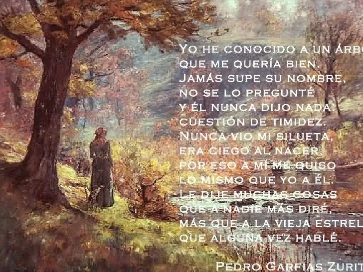 Pintura y poesia de arboles