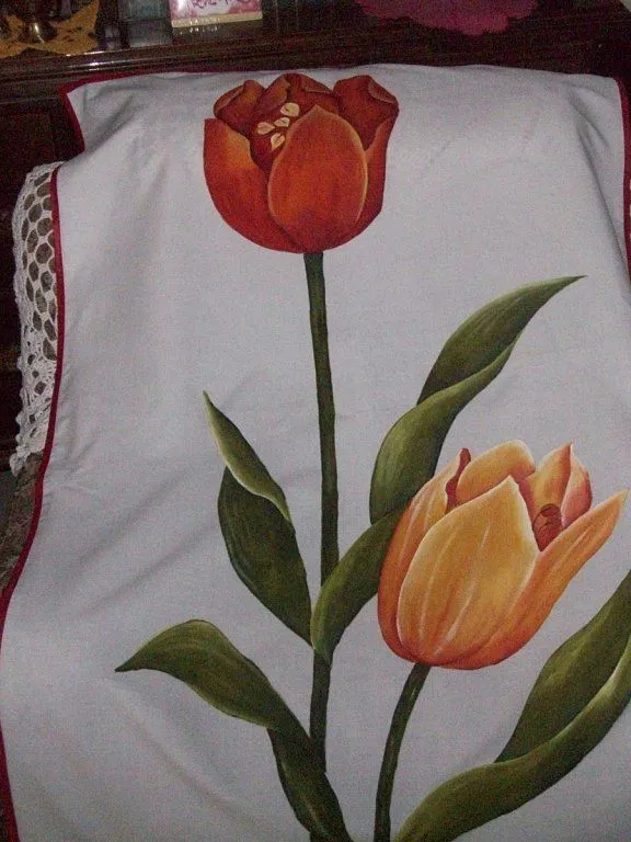 pintura sobre tela | Aprender manualidades es facilisimo.