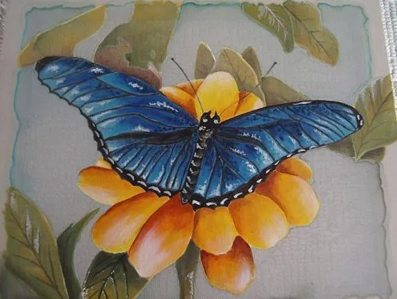 Mariposa en gasa Laura A. Mantero - Artelista. Mariposa en gasa Laura A. Mantero - Artelista.