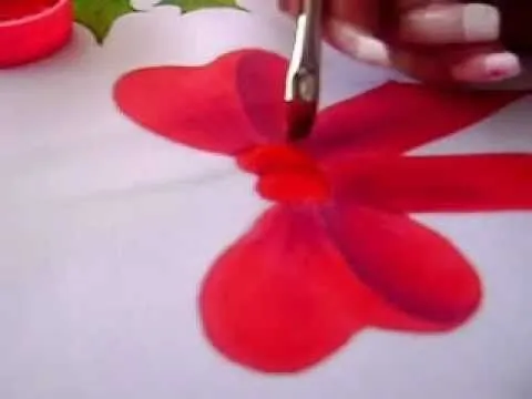 PINTURA EN TELA NAVIDEÑA 2 - YouTube