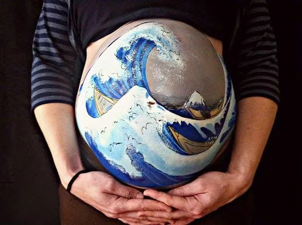 pintura+en+vientre+de+mujeres+ ...