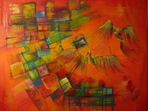 Pinturas abstractas en acrilico - Imagui