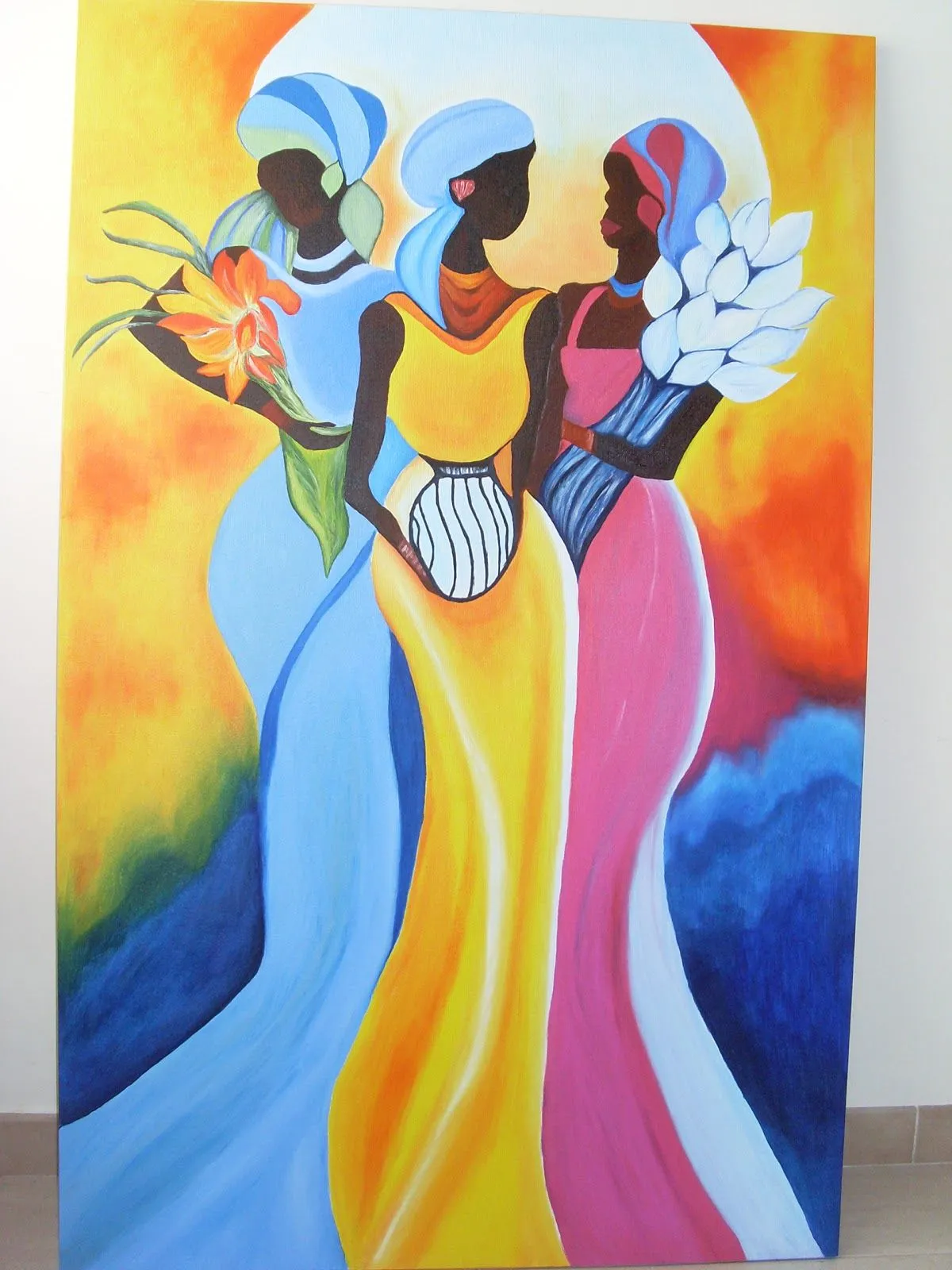 Pintura al oleo de mujeres africanas - Imagui Pintura al oleo de mujeres africanas - Imagui