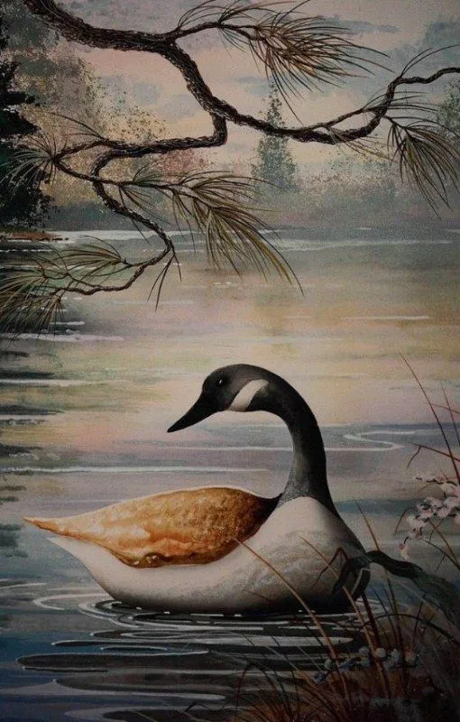 Pinturas & Cuadros: Paisajes con aves