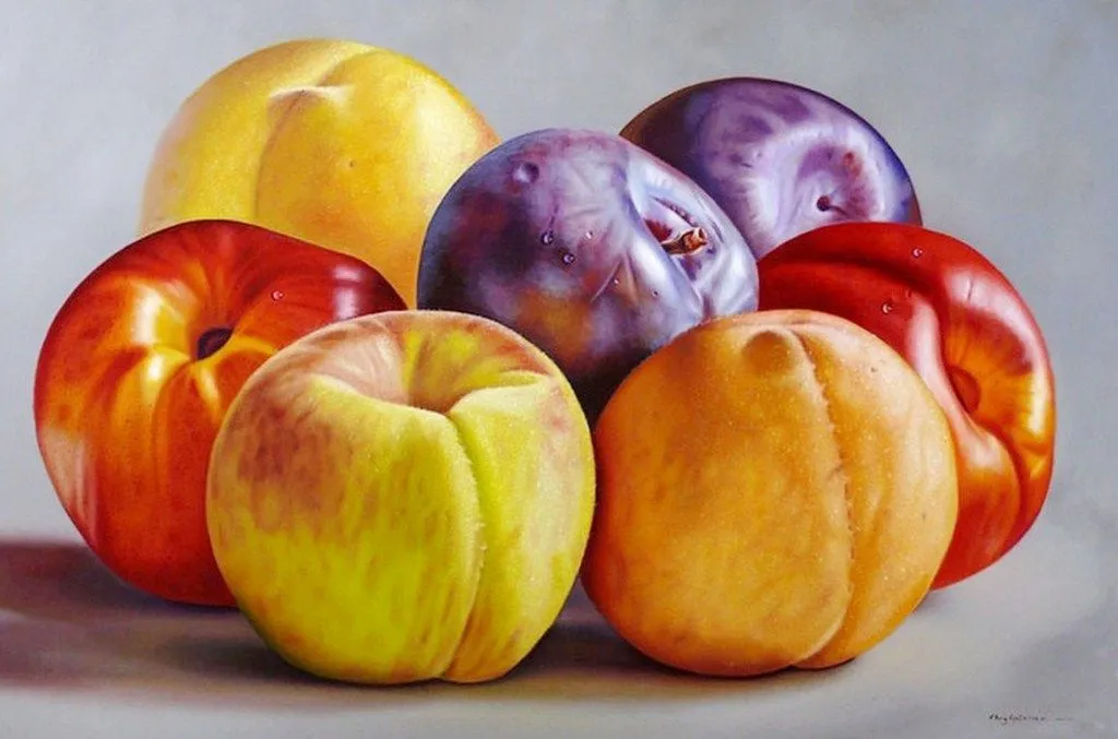Pinturas Cuadros: Cuadro de Pintura de Frutas