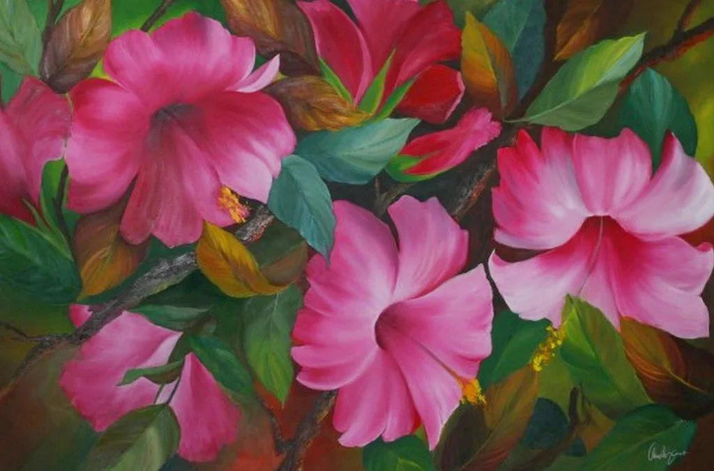 Pinturas Cuadros al Óleo: Cuadros de flores al oleo Pinturas Cuadros al Óleo: Cuadros de flores al oleo