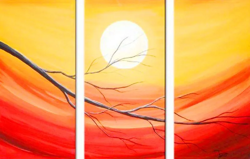 Pinturas & Cuadros: Cuadros trípticos modernos Pinturas & Cuadros: Cuadros trípticos modernos