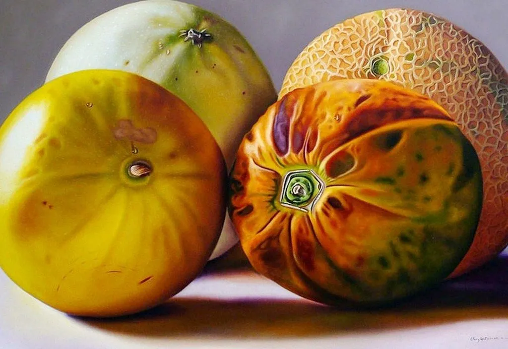 Pinturas Cuadros al Óleo: Cuadro de Pintura de Frutas Pinturas Cuadros al Óleo: Cuadro de Pintura de Frutas