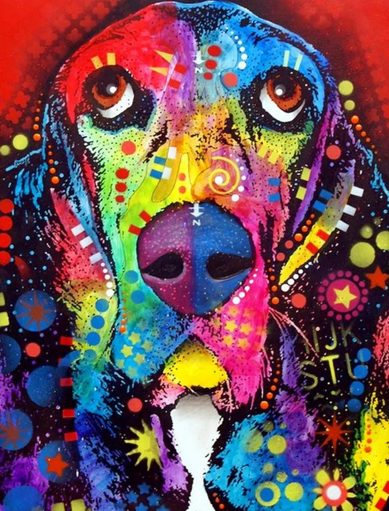 Pinturas Cuadros: Cuadros Modernos con Perros, Pop Art