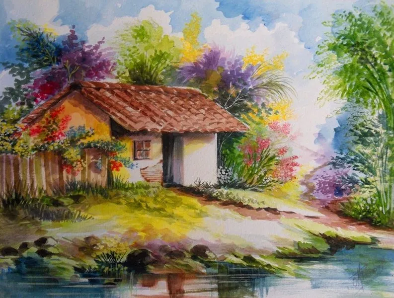 Pinturas cuadros de paisajes - Imagui