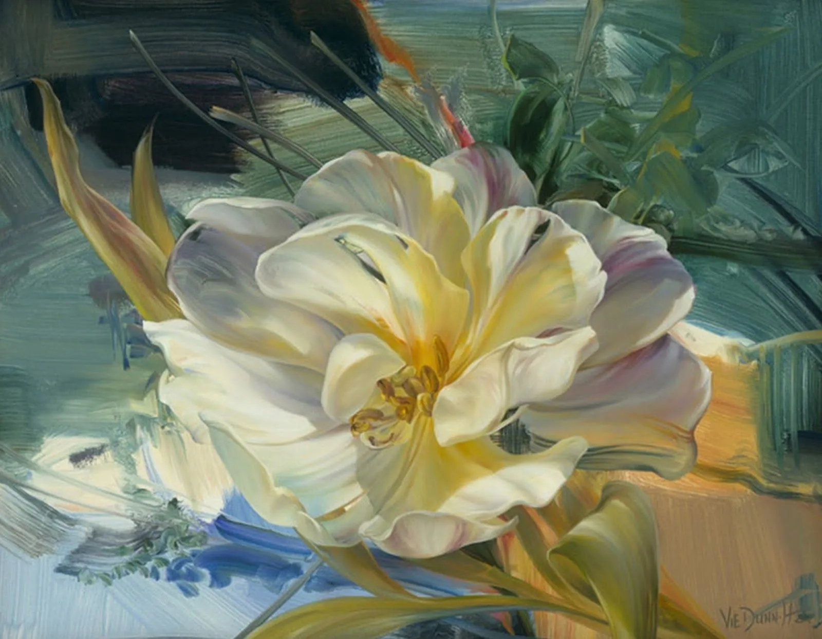 Pinturas, Flores Abstractos | Pinturas al Óleo