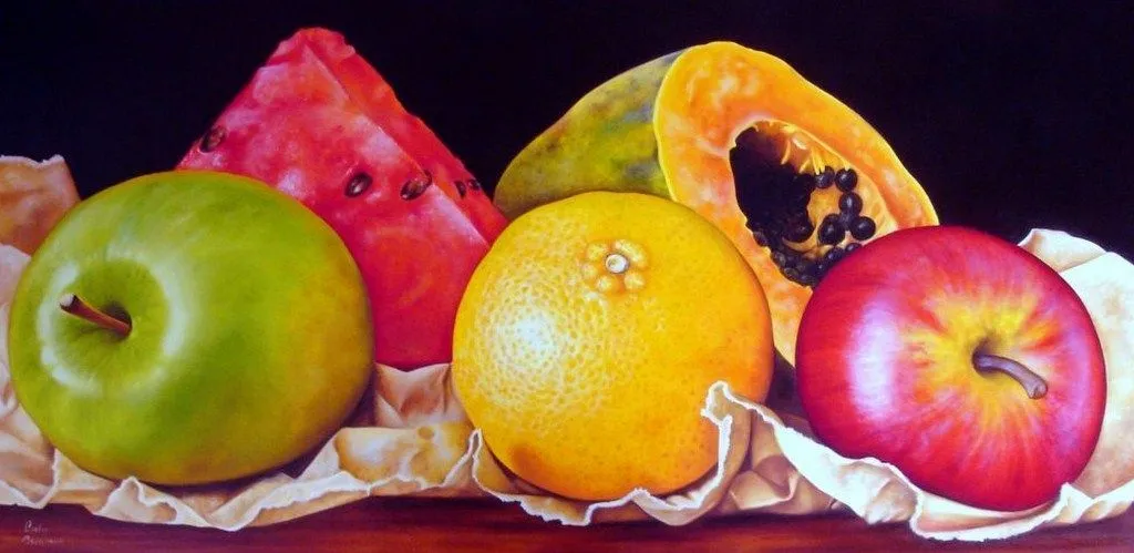 Pinturas de frutas | El club del arte, pinturas