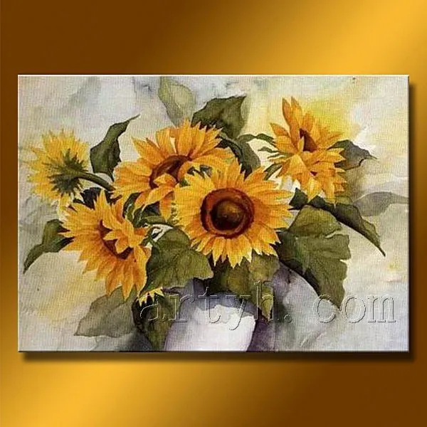 Venta caliente hechos a mano aceite de girasol pinturas-Pintura y ...
