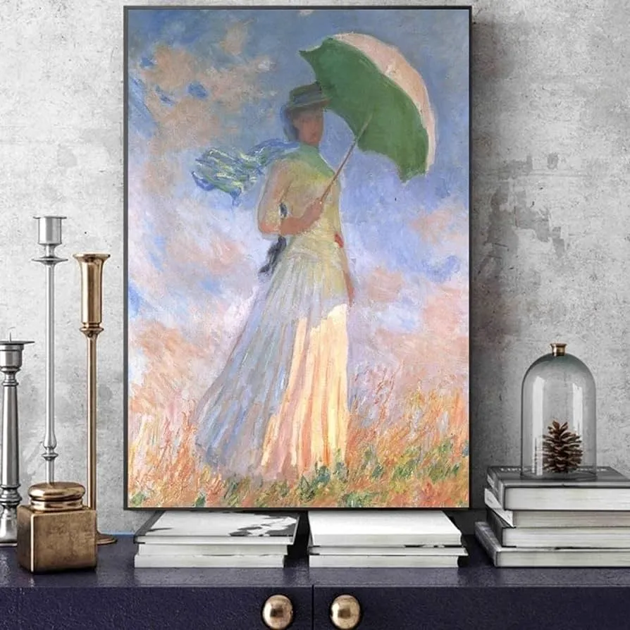 Pinturas impresionistas de Claude Monet Mujer con sombrilla Arte de pared Lienzo famoso para imágenes Carteles de decoración de sala de estar 90x130cm (36x51in) Sin marco : Amazon.com.mx: Hogar y Cocina Pinturas impresionistas de Claude Monet Mujer con sombrilla Arte de pared Lienzo famoso para imágenes Carteles de decoración de sala de estar 90x130cm (36x51in) Sin marco : Amazon.com.mx: Hogar y Cocina