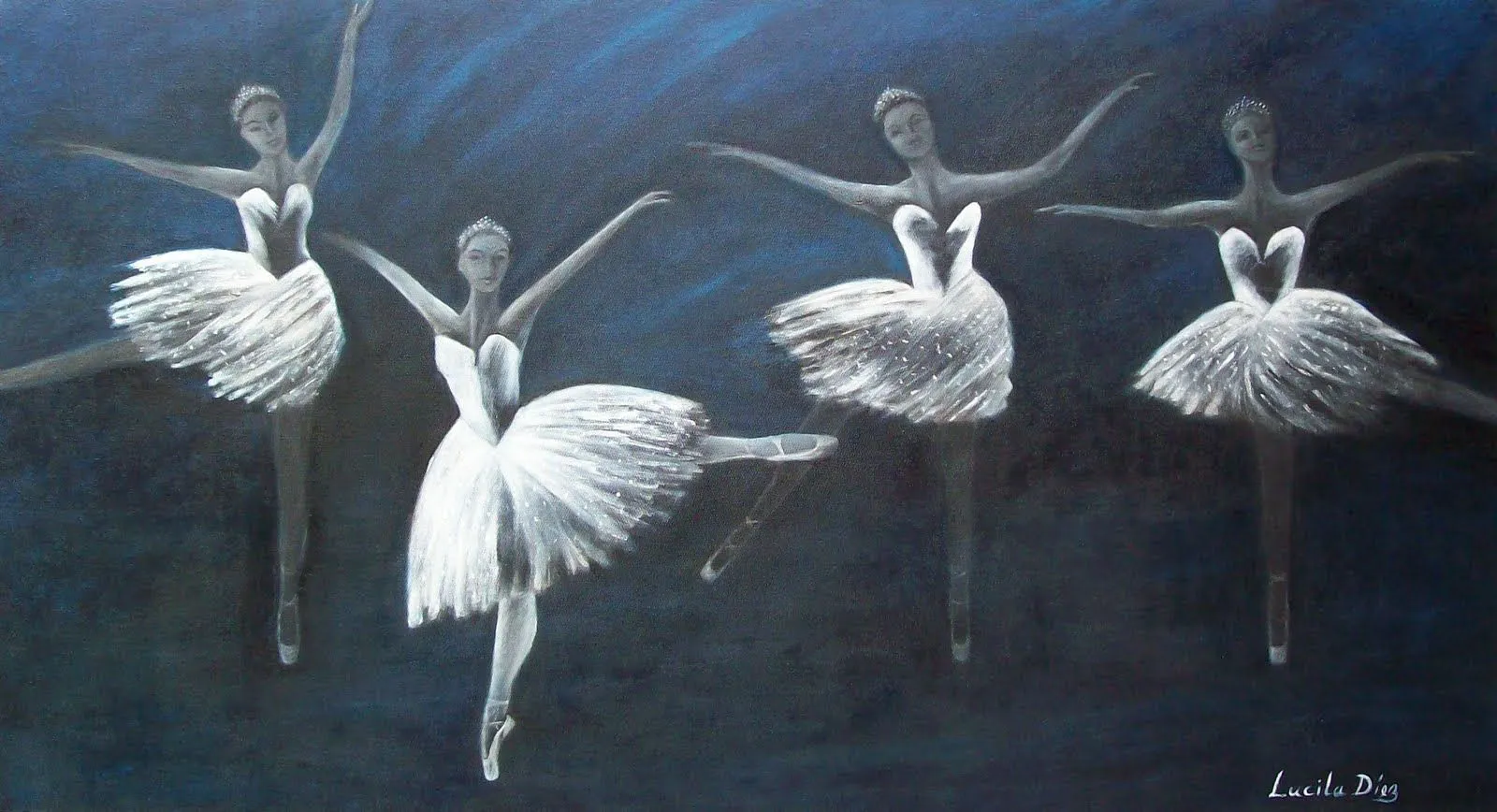 Pinturas de Lucila Diez: Ballet