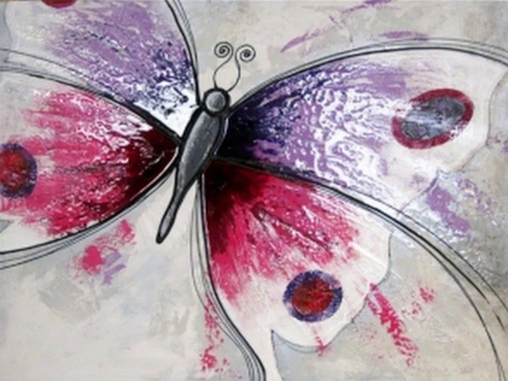 Pinturas de mariposas abstractas | Imágenes de Pinturas Pinturas de mariposas abstractas | Imágenes de Pinturas