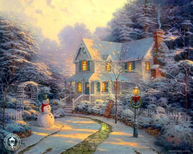 Pinturas navideñas - Imagui