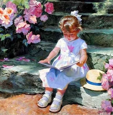 Pinturas al óleo: Niñas | Arte Pinturas al Óleo. Pintor Vladimir Volegov.