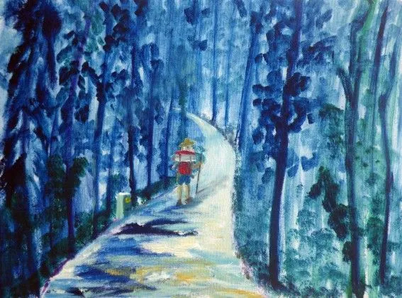 Pinturas al óleo de Santiago, Camino de la Costa | Christian Seebauer Pinturas al óleo de Santiago, Camino de la Costa | Christian Seebauer