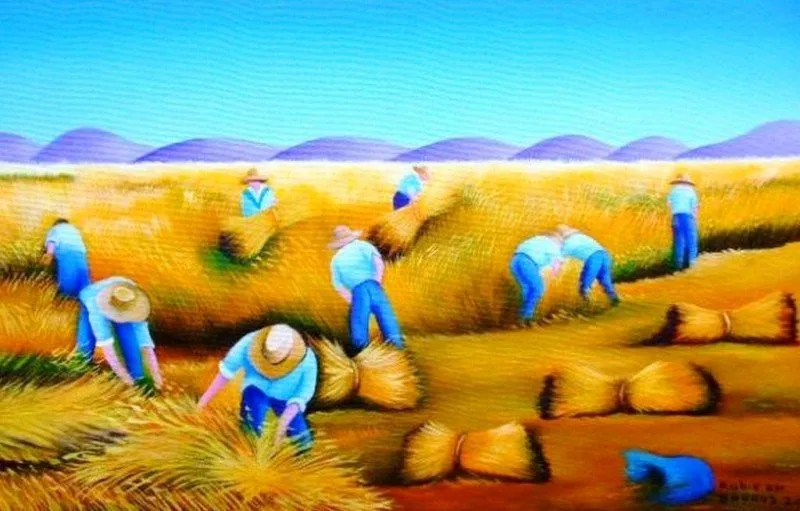 Pinturas Temáticas : Pinturas de paisajes naif Pinturas Temáticas : Pinturas de paisajes naif