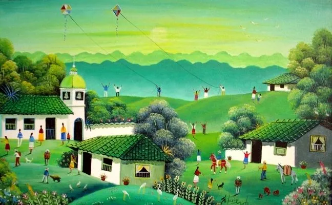 Pinturas Paisajes Naif Paisaje Pintado Al Oleo Sobre Lienzo Pictures Pinturas Paisajes Naif Paisaje Pintado Al Oleo Sobre Lienzo Pictures