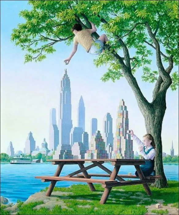 Pinturas surrealistas de Rob Gonsalves – Marcianos Pinturas surrealistas de Rob Gonsalves – Marcianos