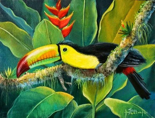 Cuadros Modernos Pinturas : Serie Escogida de Cuadros de Pájaros ...