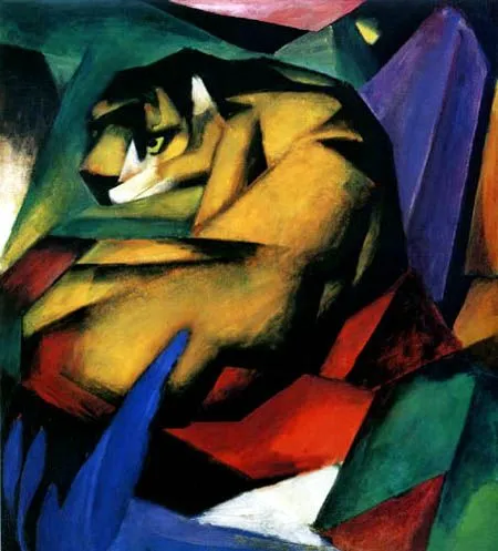 PINTURAS DE VANGUARDIAS: EL TIGRE DE FRANZ MARC