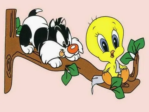 Piolín y Silvestre: Tarjetas, Toppers o Etiquetas para Imprimir ... Piolín y Silvestre: Tarjetas, Toppers o Etiquetas para Imprimir ...