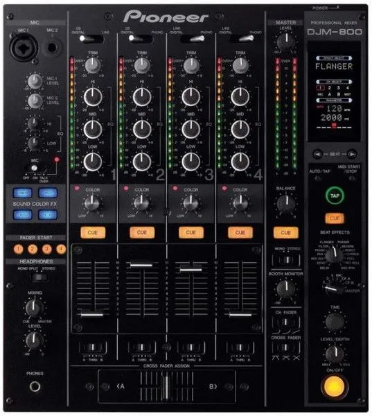 Pioneer DJM 800 DJ Mischpult, Tonregiepult &amp; Mischpult ...