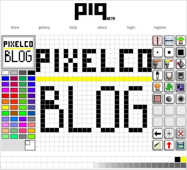 PIQ – Editor de imagnes online para crear dibujos pixelados | Pixelco PIQ – Editor de imagnes online para crear dibujos pixelados | Pixelco