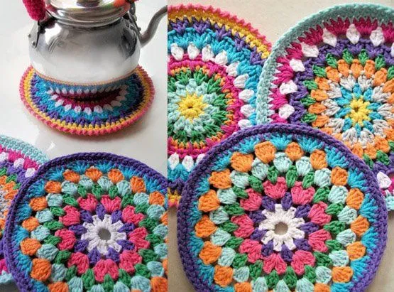 Pirapire, Posapavas y agarradera al crochet Ultima MODA ... Pirapire, Posapavas y agarradera al crochet Ultima MODA ...