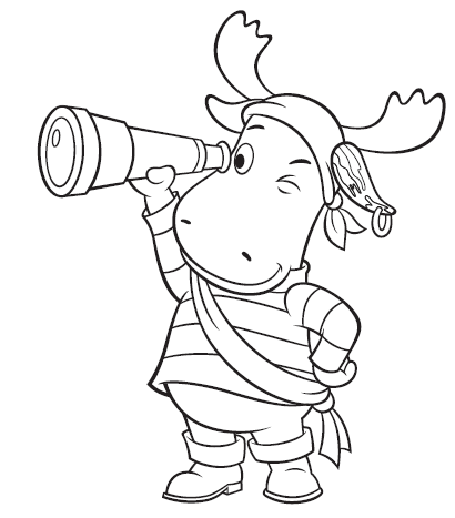 Os Backyardigans Piratas | Desenhos para Colorir Os Backyardigans Piratas | Desenhos para Colorir