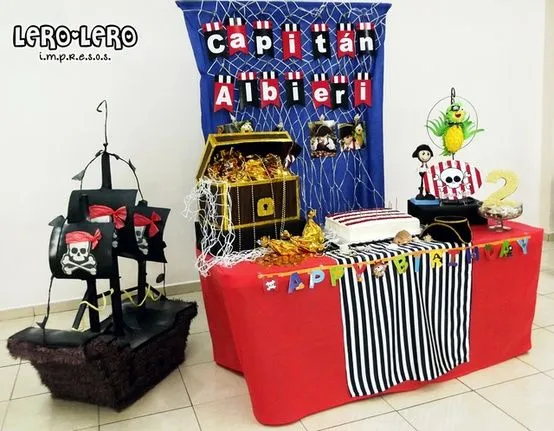 Piratas - Decoración de Fiestas de Cumpleaños Infantiles : Fiestas ...