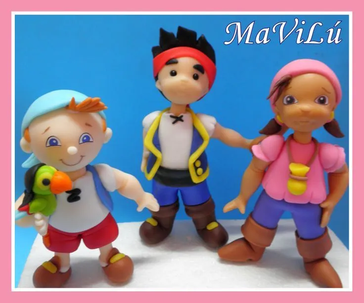 Jack y los piratas | Porcelana fría / Cold porcelain / Masa ... Jack y los piratas | Porcelana fría / Cold porcelain / Masa ...