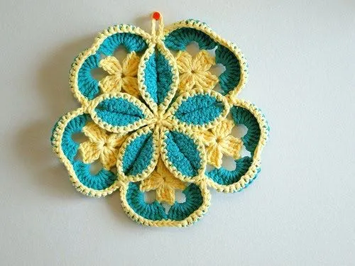 PIRUETAS DE AGUJAS: AGARRADERAS CROCHET