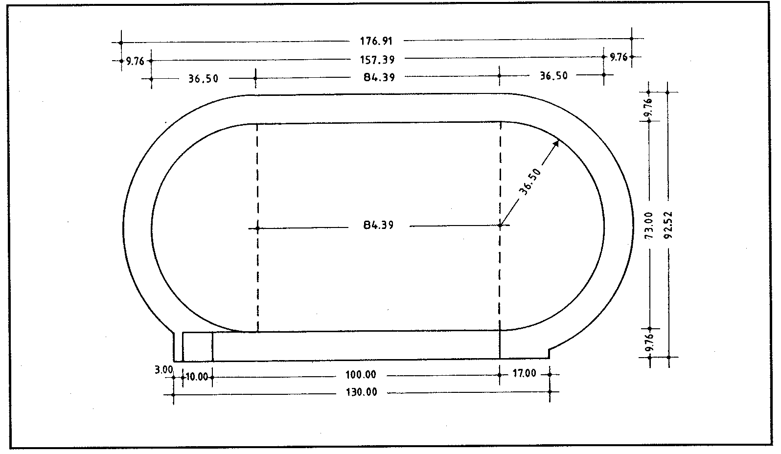 La pista de Atletismo