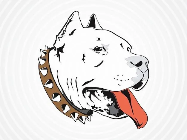 Pit bull dog vecor casero | Descargar Vectores gratis