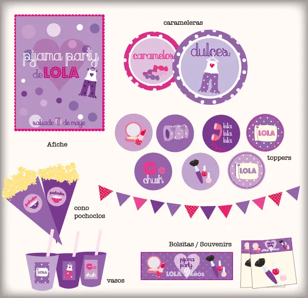 Invitación para una pijamada - Imagui