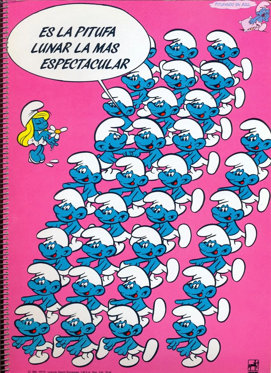 Pitufando en Azul: Centauro de lo mas pitufero en el cole de los ...