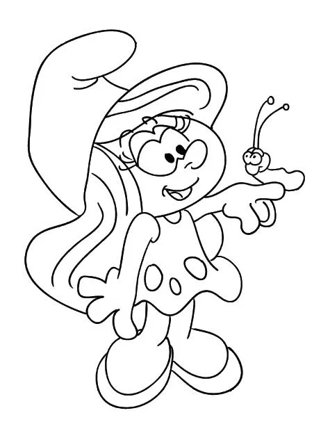 Pitufina Para Imprimir Dibujo De Pictures