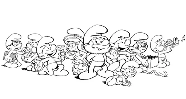 Los pitufos para colorear y imprimir - Imagui Los pitufos para colorear y imprimir - Imagui
