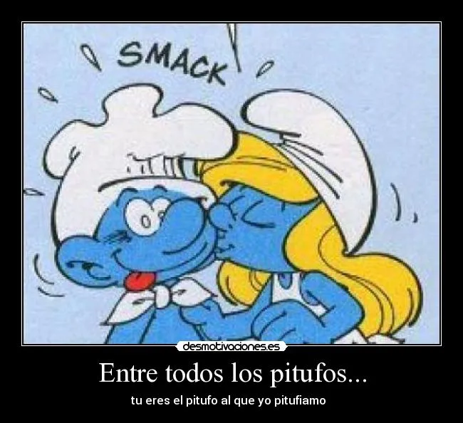 Entre todos los pitufos... | Desmotivaciones Entre todos los pitufos... | Desmotivaciones
