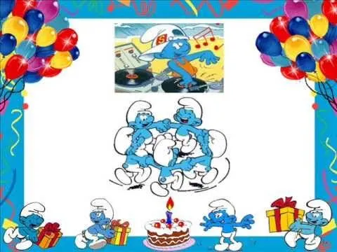 Los Pitufos Makineros - Es tu cumpleaños (con pictogramas) - YouTube Los Pitufos Makineros - Es tu cumpleaños (con pictogramas) - YouTube