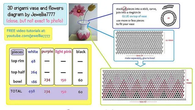 3d origami patronen on Pinterest | 3d Origami, Origami ... 3d origami patronen on Pinterest | 3d Origami, Origami ...