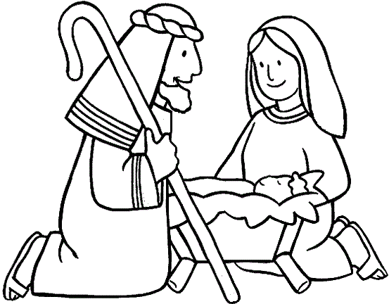 Pix For > Nacimiento De Jesus Para Colorear